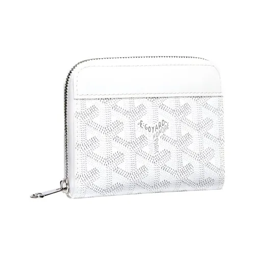 GOYARD MATIGNON Холст и Кожа Кошелек Маленький Унисекс Белый