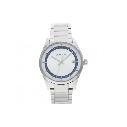 Calvin Klein Кварцевый механизм Мужские часы 43 мм Серебряный