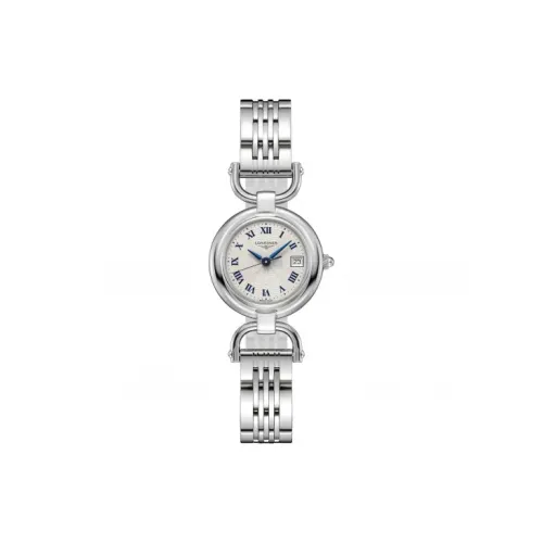 Longines Quartz Movement Женские часы Rider Collection, 26,5 мм, серебряные