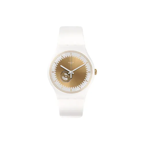 Swatch Quartz Movement Унисекс Часы 41 мм Кофе
