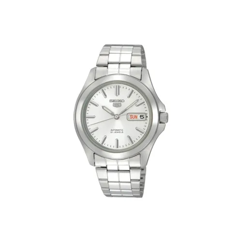 SEIKO Автоматический Механический Movement Унисекс SEIKO5 Часы 38 мм Белый