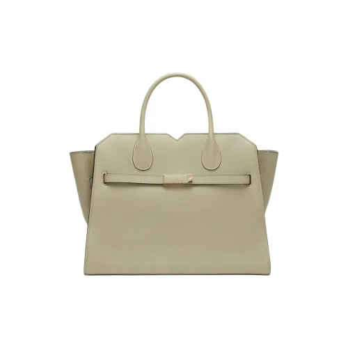 Valextra Millepunte Телячья кожа Сумка через плечо Сумка среднего размера Женская Тундровый Зеленый