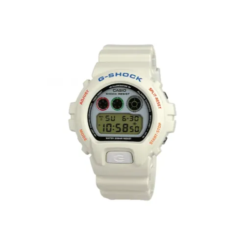 CASIO Кварцевый механизм Смольный ремешок Часы для мужчин Белый циферблат