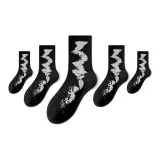 5 пар черного