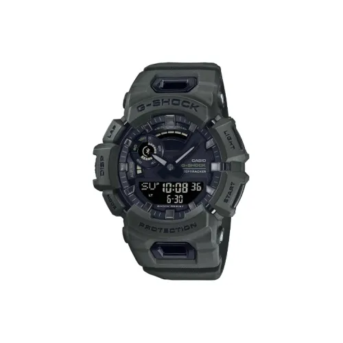 CASIO Кварцевый механизм Мужские часы серии SQUAD 51,3мм*48,9мм*16,6мм Черный
