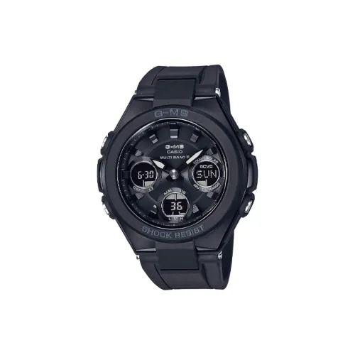 CASIO Малыш G Коллекция Кварцевый механизм Смольный ремешок Часы Мужские Черный циферблат MSG W100G 1AJF