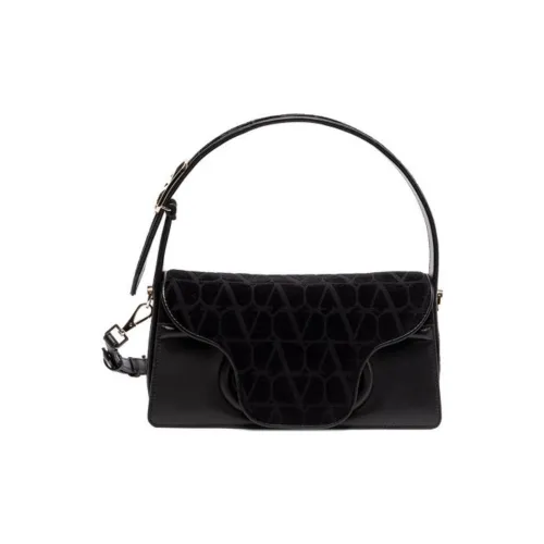 Valentino Телячья кожа Сумка через плечо Сумка Женская Черная