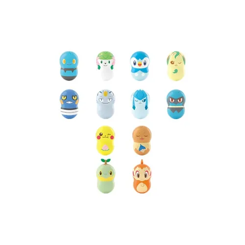 BANDAI Pokémon SPIN Арахисовый Tumbler Lucky Draw Полный Набор 12 шт