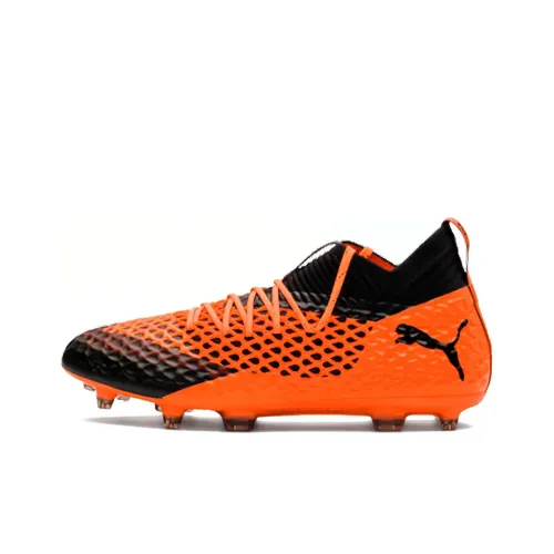 PUMA Future AG Artificial Grass FG Твердый Грунт Футбольные Бутсы Мужские Черный Оранжевый