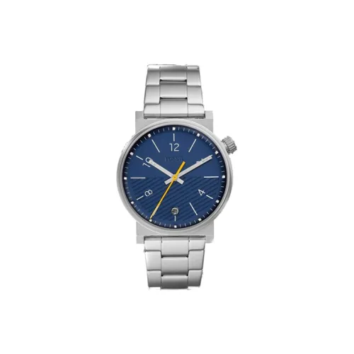 FOSSIL Наручные часы Кварцевый механизм 42 мм Синий циферблат Мужские часы