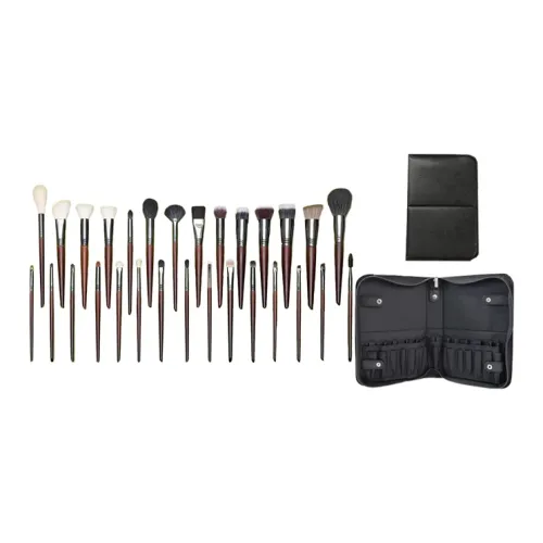 Yu Luo 29 шт. Makeup Artist Полный комплект Щетки из натурального меха Комплект