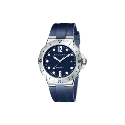 BVLGARI Автоматический Механический Механизм Мужские Часы 41 мм Синий