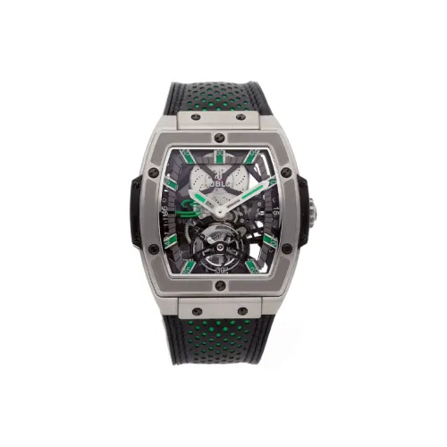 HUBLOT Мужские часы MASTERPIECE с ручным заводом, 45 мм, с механизмом Skeleton