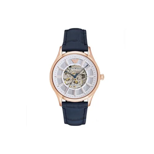 EMPORIO ARMANI Механический механизм Мужские часы Machine 43 мм Белый