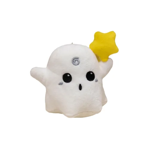 Mise Ghost Cute Little White Ghost Doll Plush Pendant 12cm Recommended Height