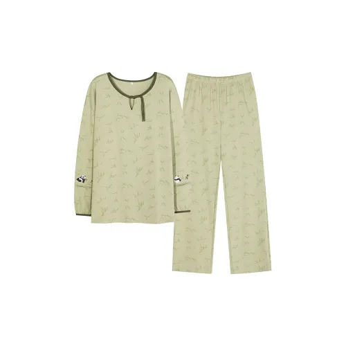 The Story Of The Flower Season Пижамный комплект женский светло-зеленый