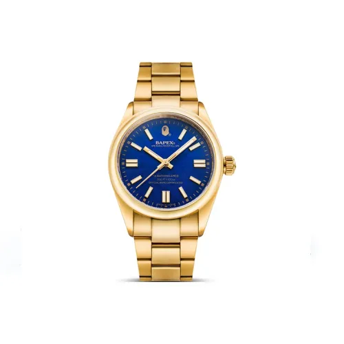 A BATHING APE Механические Мужские Часы 40 мм Синий