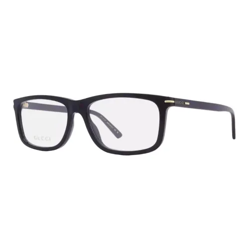GUCCI Переработанный ацетат прямоугольные оправы для очков мужские черный