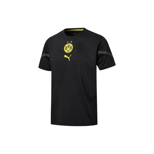 PUMA Borussia Dortmund T-Shirt Унисекс Черный