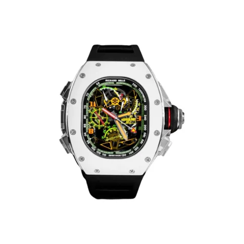RICHARD MILLE Механизм с ручным заводом Мужские часы 50,1мм*42,7мм Черный