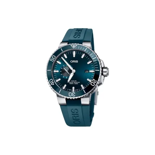 Oris Автоматический Механический Механизм Мужские Часы Aquis Series 45,5 мм Синий