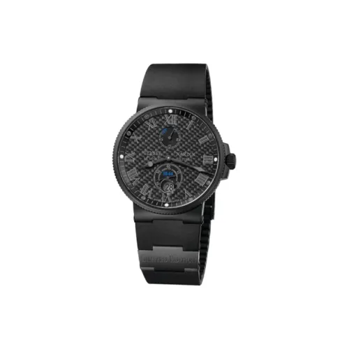 ULYSSE NARDIN Автоматический Механический Механизм Мужские Часы 41mm*12,5mm Черный