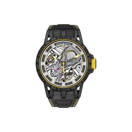 Roger Dubuis Мужские часы Kings Racing Series с ручным заводом, 45 мм, с механизмом, с черепом