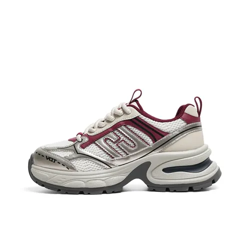 RED DRAGONFLY Устойчивый к истиранию Легкий Водонепроницаемый Низкий Топ Кроссовки с толстой подошвой Женские