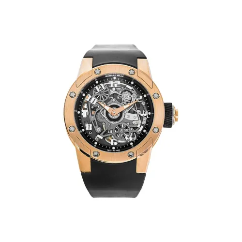 RICHARD MILLE Мужская серия Автоматический механический механизм Мужские часы Циферблат 42,7 мм Черный