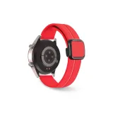 Магнитный квадрат, ремешок из силикона, красный