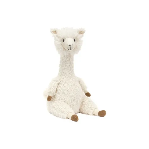 JELLYCAT Farm Animal Collection Alonso Alpacas Куклы Плюшевая кукла 40 см Высота в сидячем положении