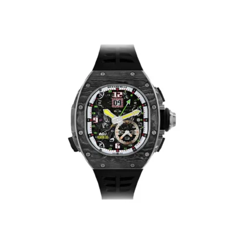 RICHARD MILLE Мужские часы с ручным заводом, 42 мм, Skeleton