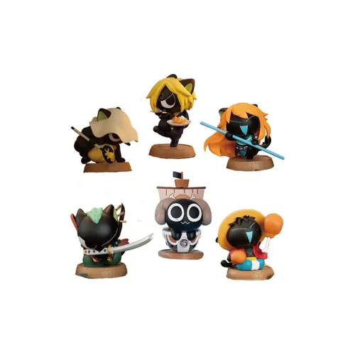 BANDAI Ло Сяохэй The Voyager King BNTSH BNFIGUREQ Настройка Парус Для Востока Китай Sea Счастливый Draw Целая коробка 6 шт