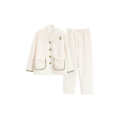 The Story Of The Flower Season Пижама Набор Женские Белые