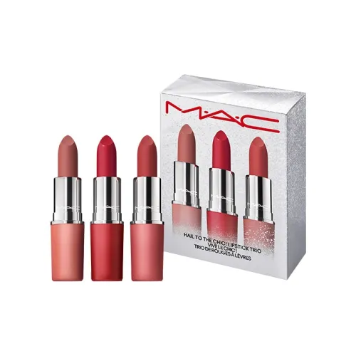 MAC Праздничная серия Lipstick Набор Крем Увлажняющий Легко Смешиваемый Тон для лица 3 шт