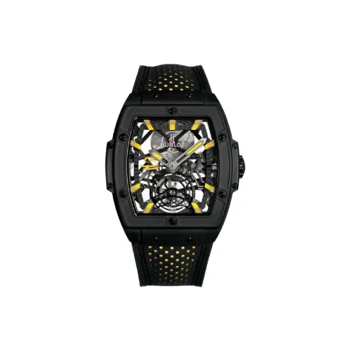 HUBLOT Мужские часы MASTERPIECE с ручным заводом, 45 мм, с механизмом Skeleton