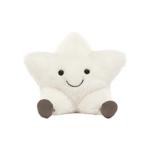 JELLYCAT Fun Items Collection Крем Звезда Куклы Плюшевая кукла 10 см Высота