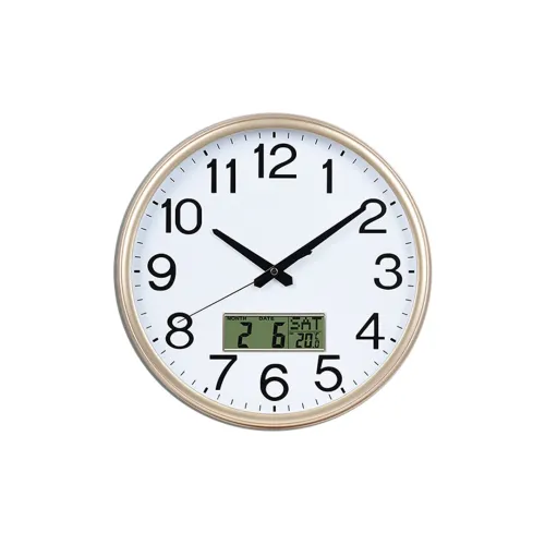 Nolros Кварцевый Movement Унисекс Настенные часы Белый