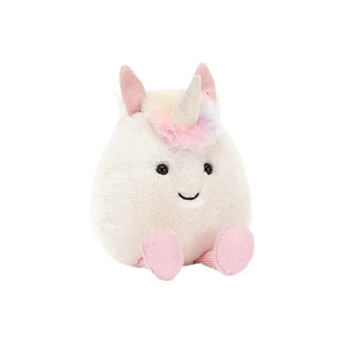 JELLYCAT Mythical Animal Collection Amuseabean Кукла Единорог Плюшевая 10 см Высота в Сидячем Позе