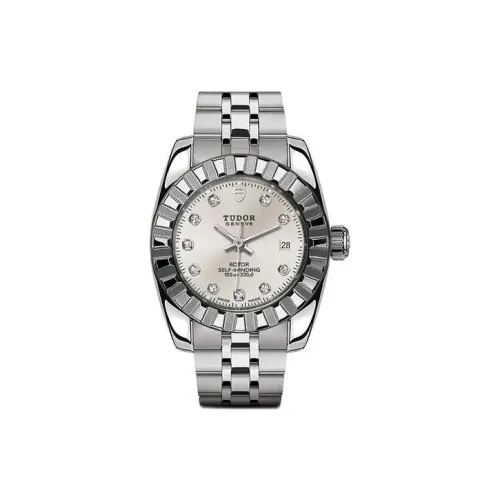 TUDOR Classic Collection Автоматический Механический Механизм Женские Часы 28 мм Серебристый Циферблат