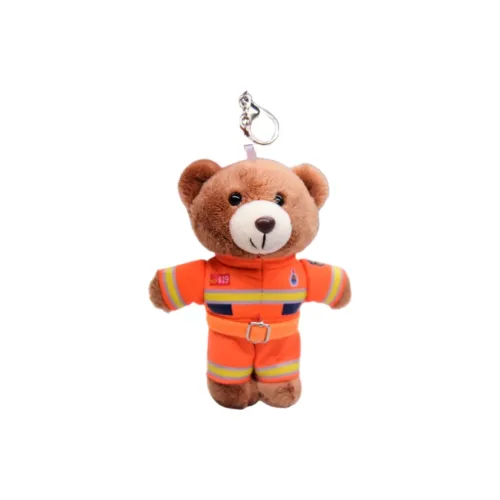 Mise Police Медвежонок Брелок Платье Тедди Кукла Плюшевая Подвеска 14 см Рекомендуемая Высота