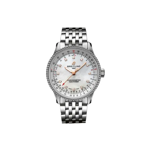 Breitling Автоматический Механический Movement Женские Часы 35 мм Серебряные