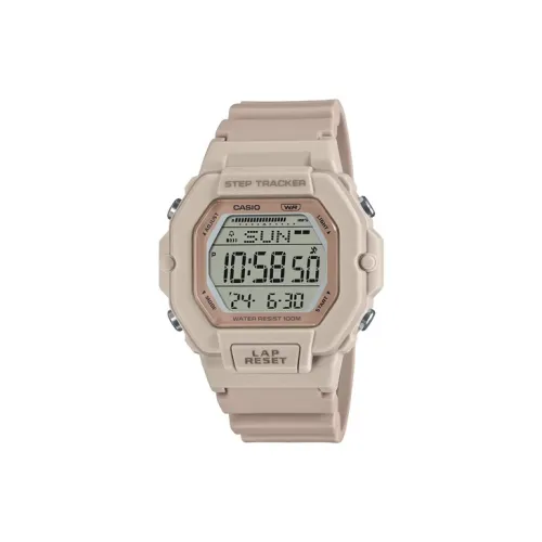 CASIO Standard Series Кварцевый механизм Смольный ремешок Часы Женские Серый циферблат