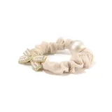 Бежевый, жемчужный, резинка для волос