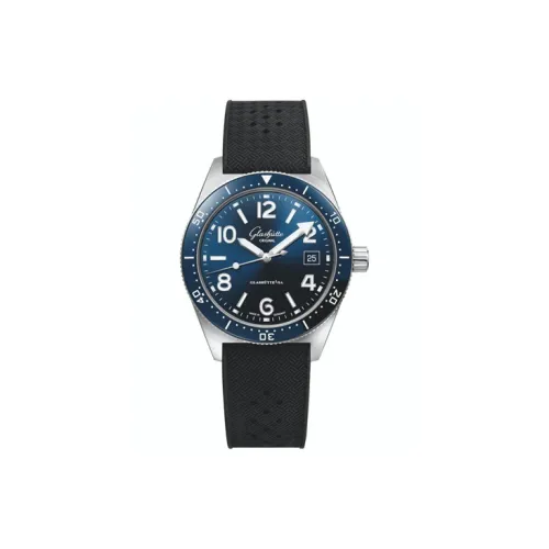Glashütte Original Автоматический Механический Часы Мужские 39,5 мм Синий