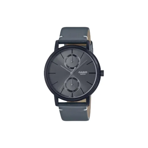 CASIO Standard Series Кварцевый механизм Естественная кожа Ремешок Часы Мужские Черный MTP B310BL 1AV