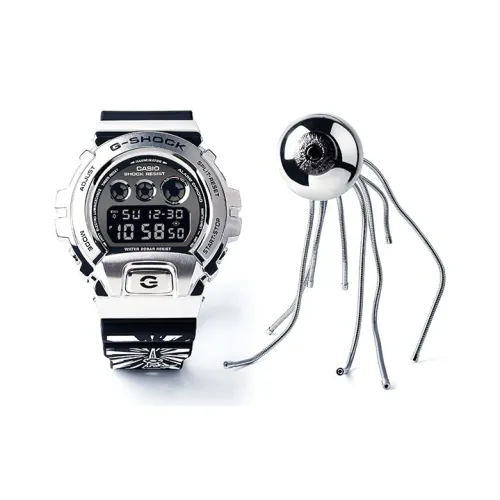 CASIO Кварцевый механизм Мужские часы Full Metal Collection THREE Eyes 53,9мм*49,7мм*18,6мм Черные