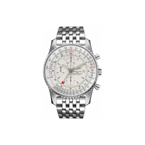 BREITLING Автоматический Механический Часы Мужские Aviation Chronograph Collection 46 мм Серебряные
