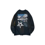 Темно-синий, длинный рукав