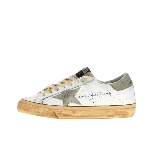 Golden Goose Супер Звезда Скейтборд Кроссовки Низкие Белые Мужские